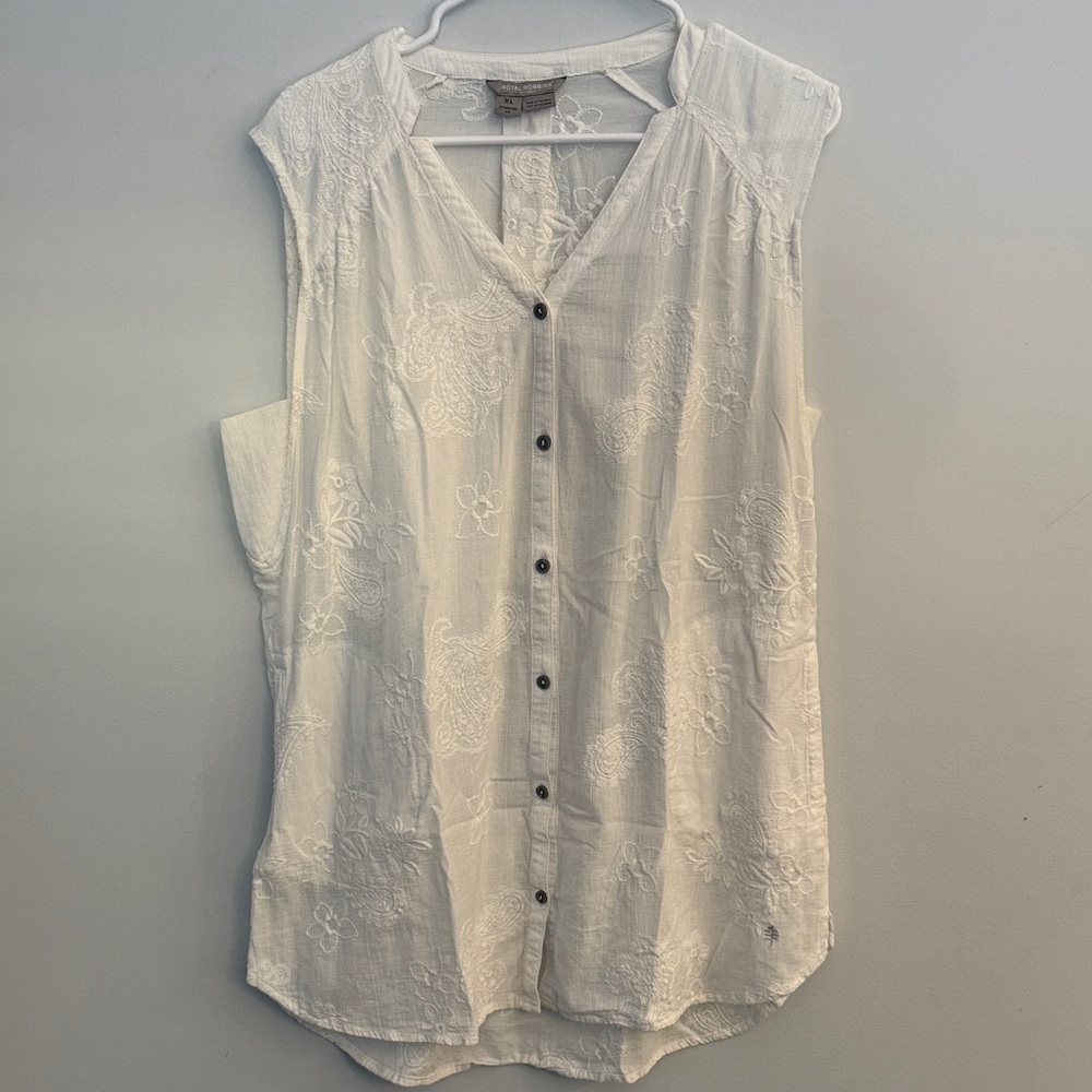 Royal Robbins Women’s Oasis White Tank
